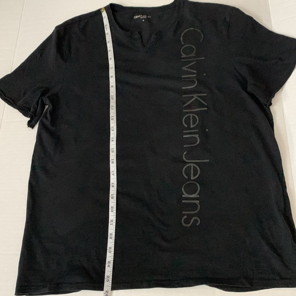 Calvin Klein Mens Henley Short Sleeve T-Shirt Cotton Casual Shirt - Picture 7 of 8